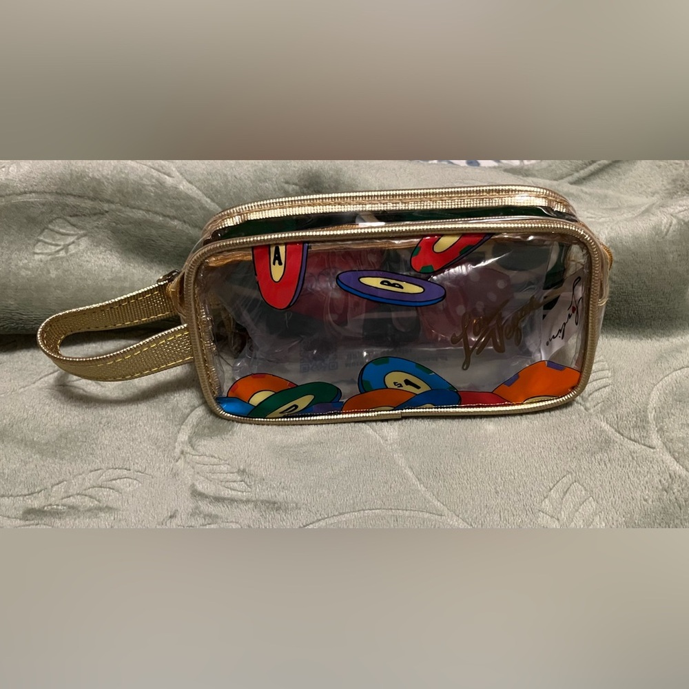 Vintage Las Vegas Wristlet